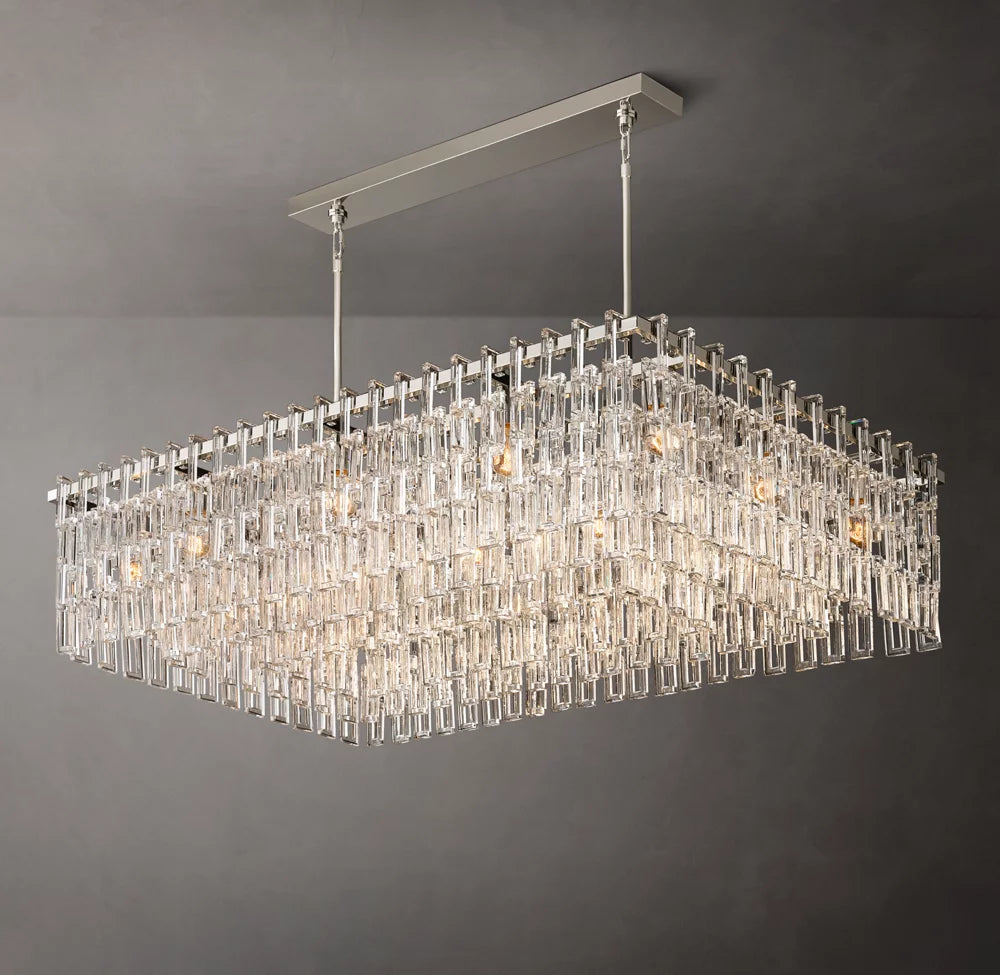 Marignan Rectangular Chandelier 60"