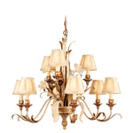 Tivoli Silver Nine-Light Chandelier