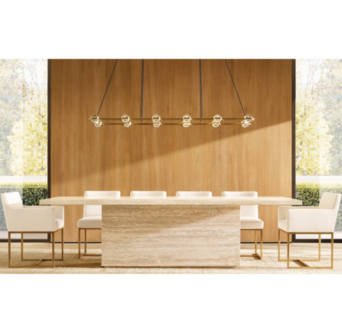 └clatant Rectangular Chandelier 72"