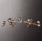 Boule De Cristal Smoke Glass Round Chandelier 60"