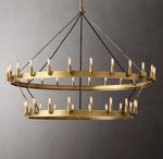 Camino Vintage Filament Two-Tier Chandelier 50"