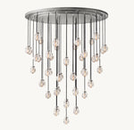 Pearl Round Chandelier 60"