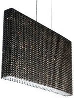Contemporary Crystal Chandelier in polished chrome finish