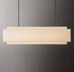 └chelon Rectangular Chandelier 63"