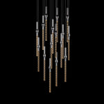 Polished Chrome 16-Light LED Pendant