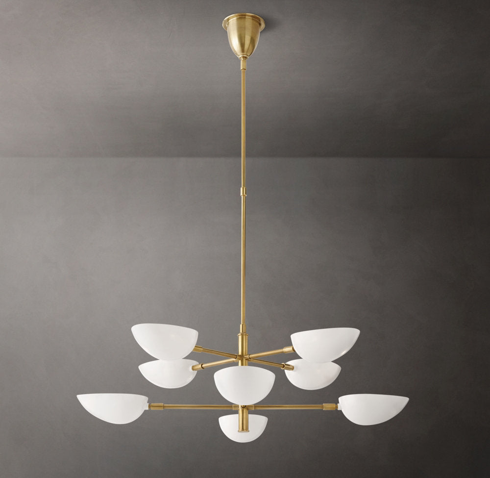 Graphic Chandelier 38"