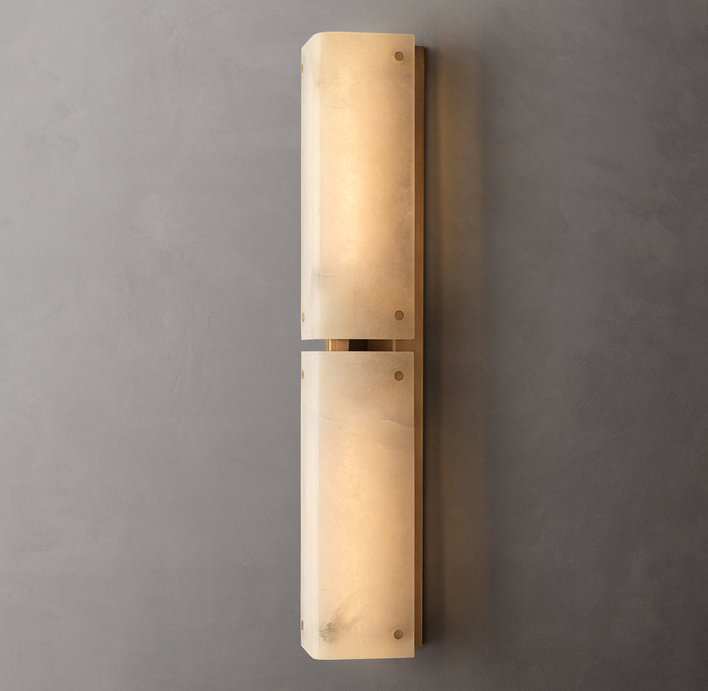 Reynard Alabaster Grand Sconce