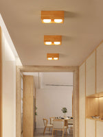 Cobra Wood Ceiling Light