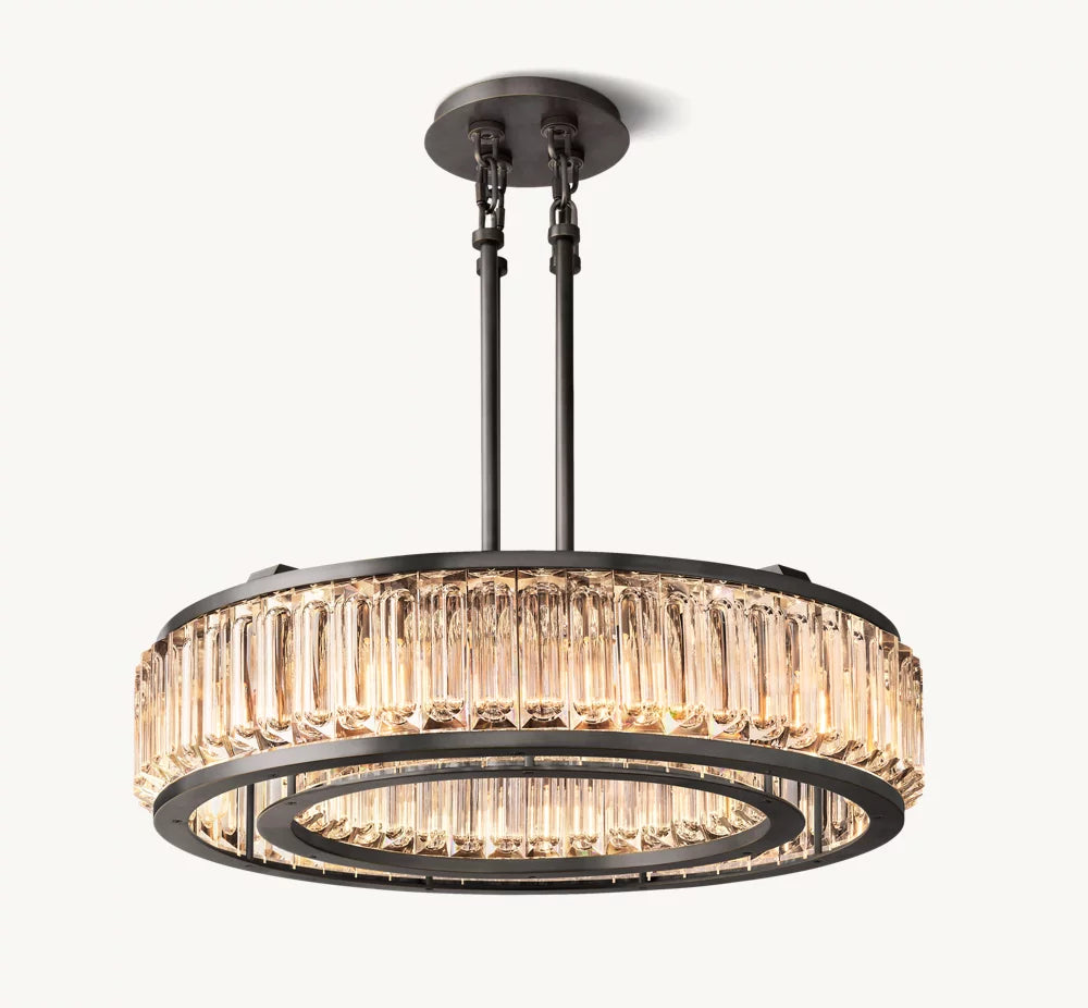 Maurier Round Chandelier 37"
