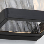 Waterproof Creative Glass LED Black Modern Outdoor Wall Sconce Lighting
