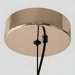 Retro Gradient Dark Green Striped Glass Art Nordic Pendant Lights Fixture