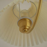 3 Lights Pleated Lampshade 12W LED Nordic Chandelier Pendant Light