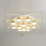Acrylic Flower Design LED Nordic Ceiling Light Flush Mount Lighting