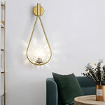 Water Drop Shaped LED Nordic Wall Lamp Wall Light Fixture Wall Sconce Lighting