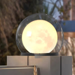 Solar Bubble Lunar Post Light Waterproof Globe Outdoor Lantern Gate Light Outdoor Lamp Landscape Light