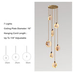 Moonshade Natural Marble Pendant Light Fixture