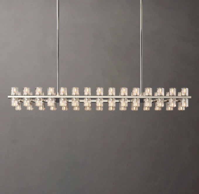 Arcachon LED Rectangular Chandelier 54"