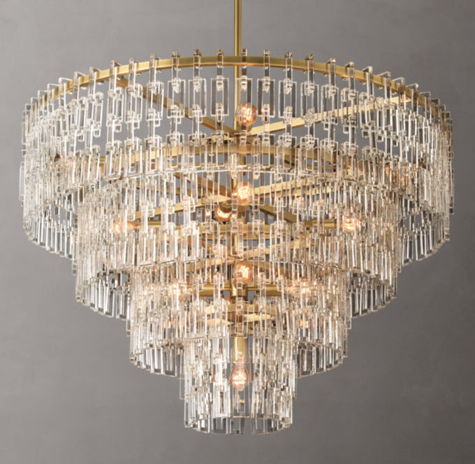 Marignan Tiered Round Chandelier 48"