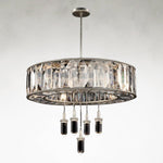 Bardots 10-Light 36-Inch Champagne Silver Ceiling Chandelier