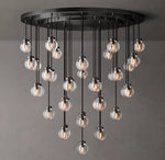 Pearl Round Chandelier 48"