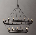 Camino Vintage Candelabra Two-Tier Chandelier 38"