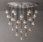 Pearl Round Chandelier 48"