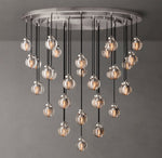 Pearl Round Chandelier 48"