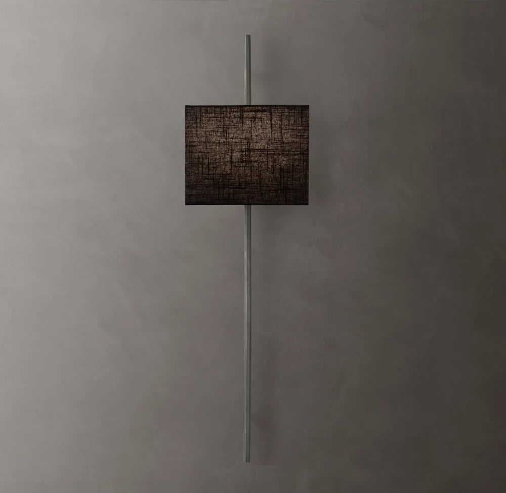 Vela Octagonal Bar Sconce - Rectangular Shade