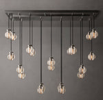 Pearl Rectangular Chandelier 54"