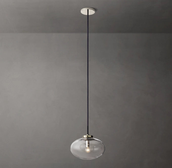 Cabrette Clear Glass Pendant