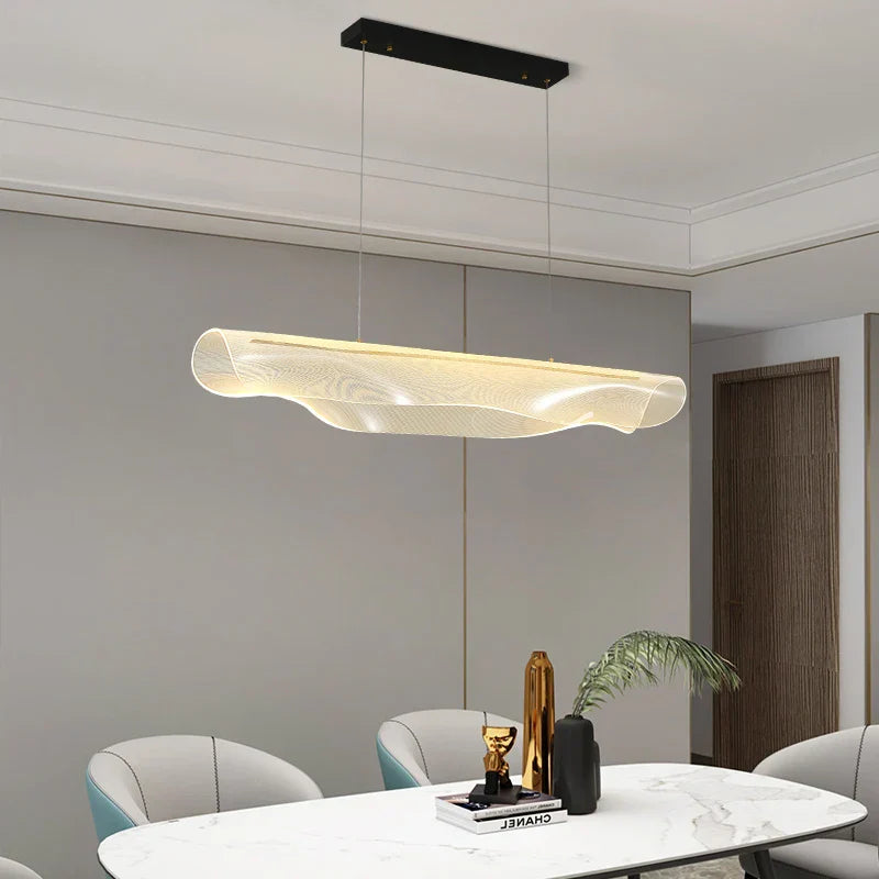 Nordic Acrylic LED Ceiling Chandelier for Modern Indoor Lighting