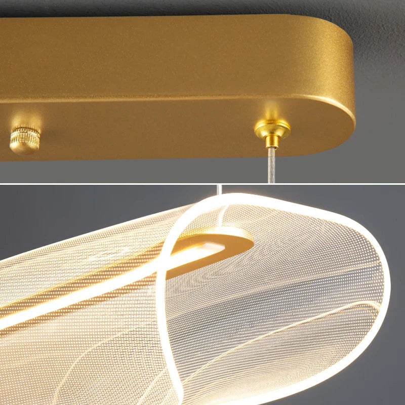 Nordic Acrylic LED Ceiling Chandelier for Modern Indoor Lighting