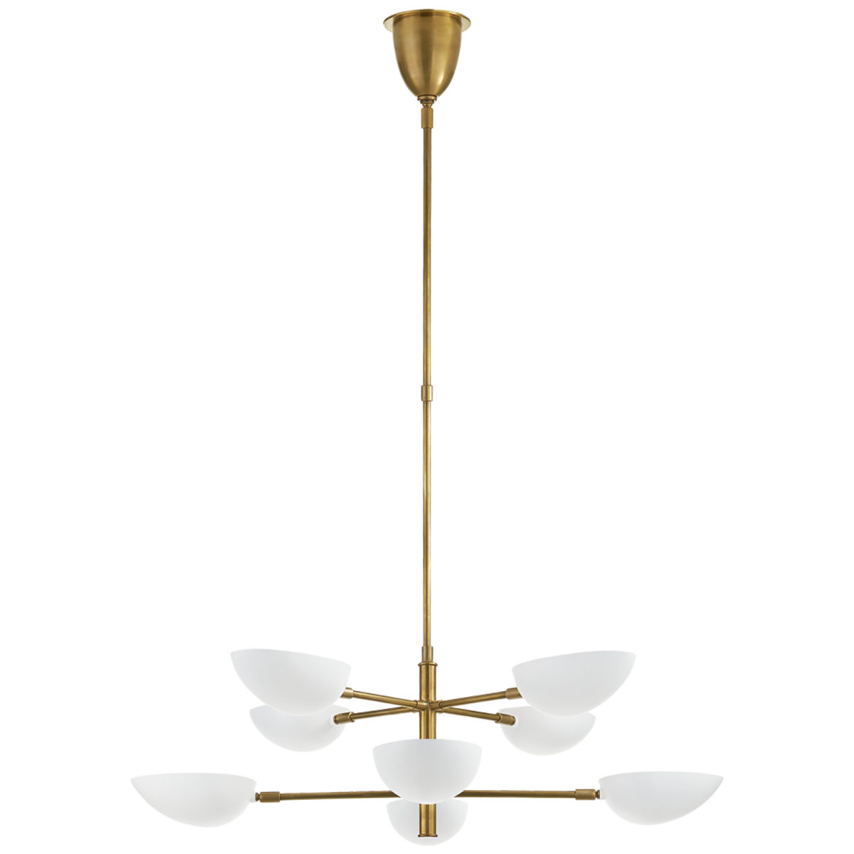 Graphic Large Two-Tier Chandelier