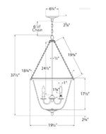 Gracie Large Dome Pendant