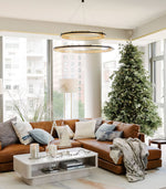 Acrylic LED Round Chandelier