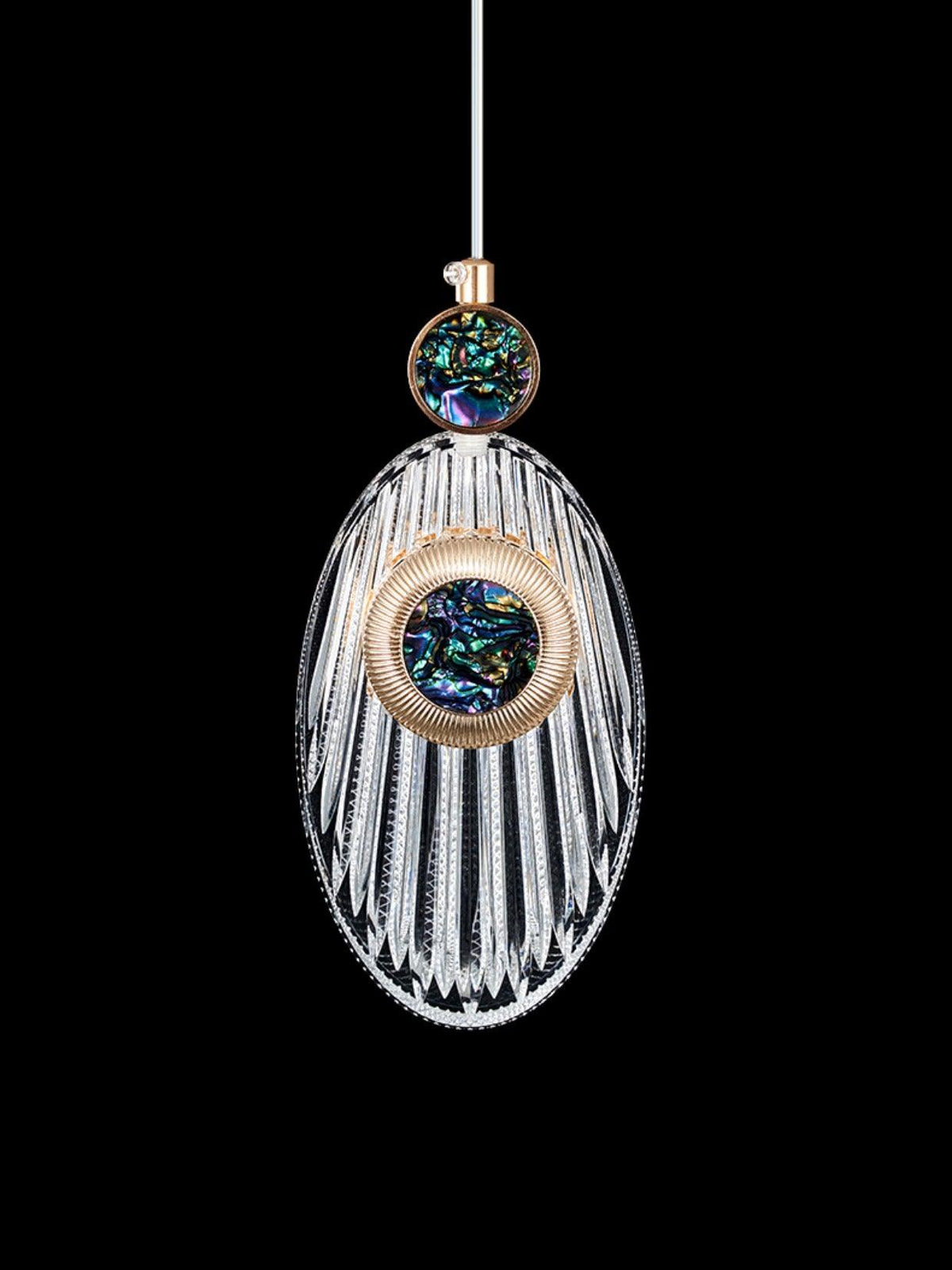 Acrylic Necklace Pendant Light 7.1"