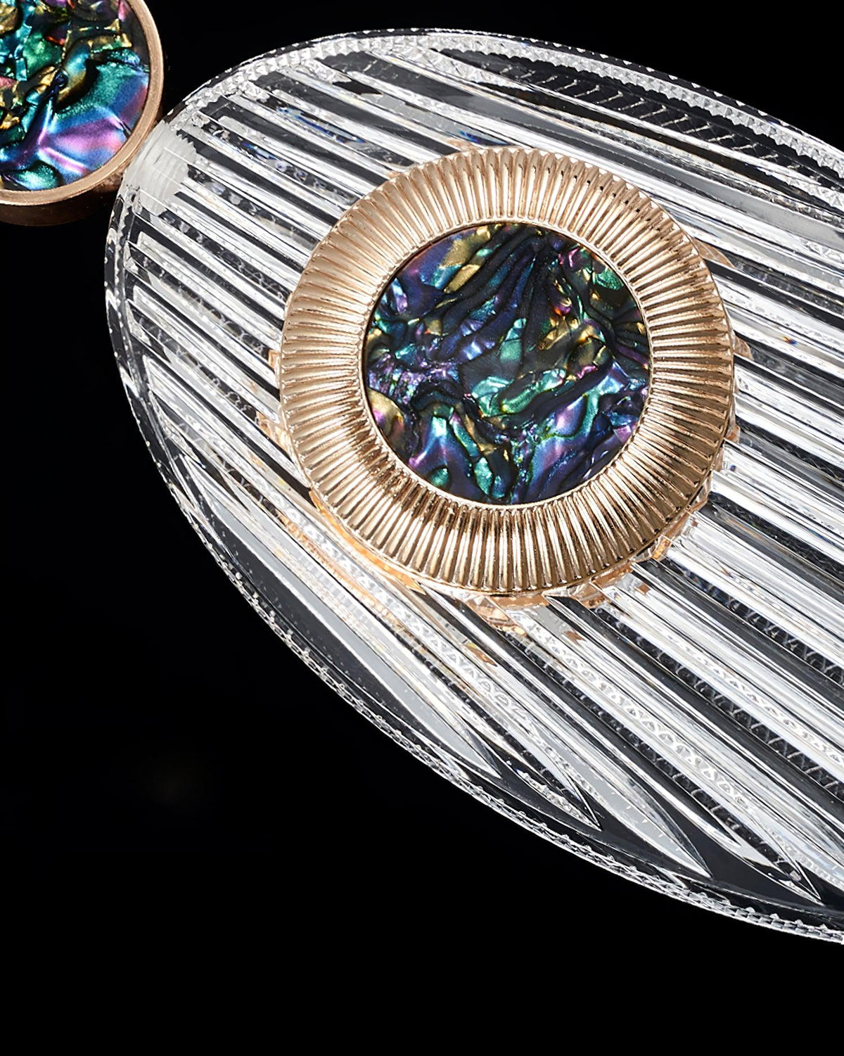 Acrylic Necklace Pendant Light 7.1"