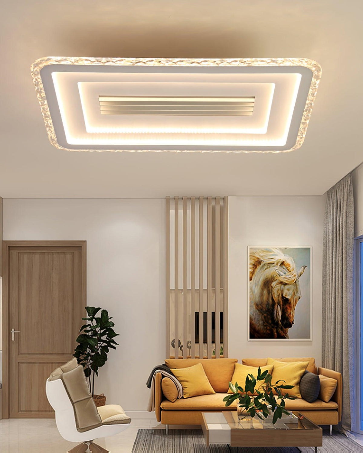 Acrylic Ultrathin Rectangle Ceiling Lamp