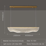 Nordic Acrylic LED Ceiling Chandelier for Modern Indoor Lighting