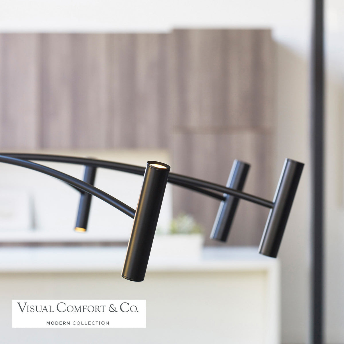 Aerial Chandelier, LED, Matte Black, 40.5"W (700ARL40B-LED930 70P9D5K)