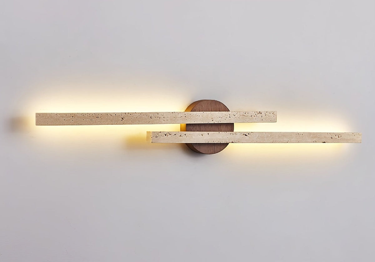 Aeris Travertine Wall Light