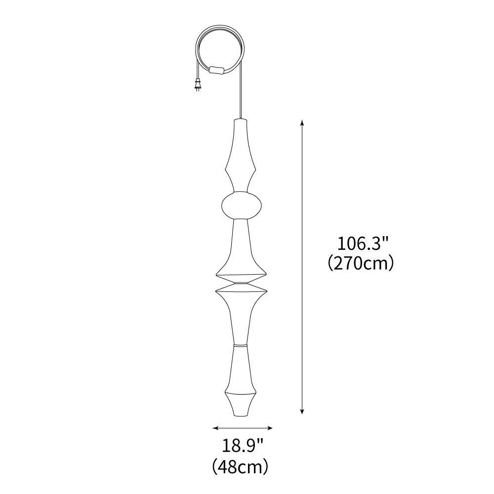 Akari E Pendant Swag Light