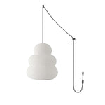 Akari Gourd Pendant Swag Light 15.7"