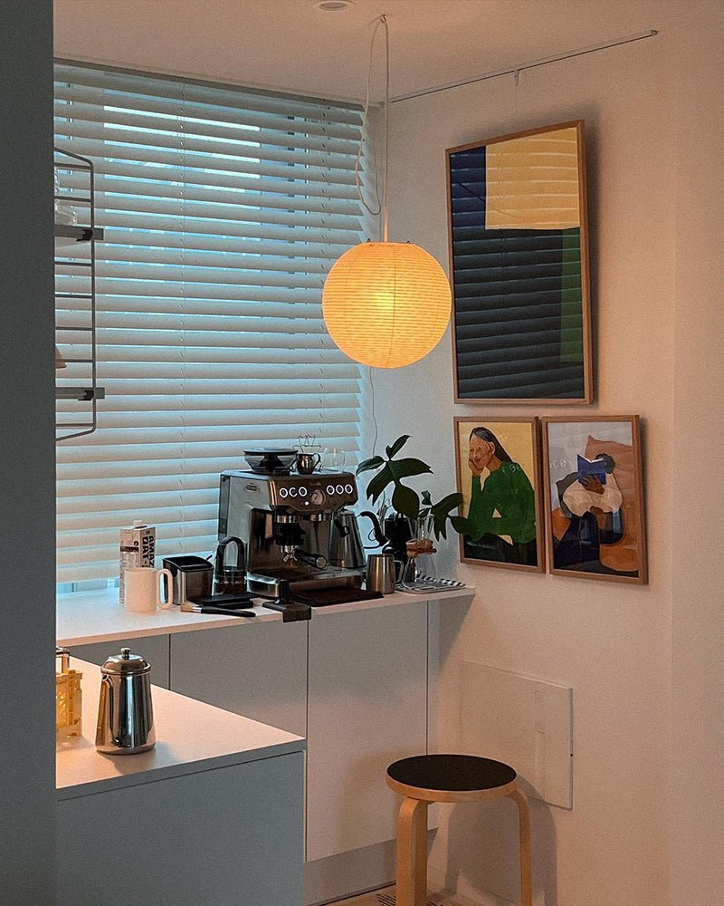 Akari A Round Swag Light