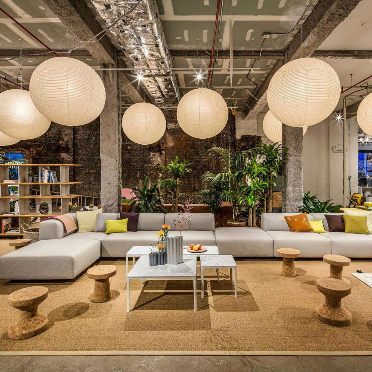 Akari A Round Swag Light