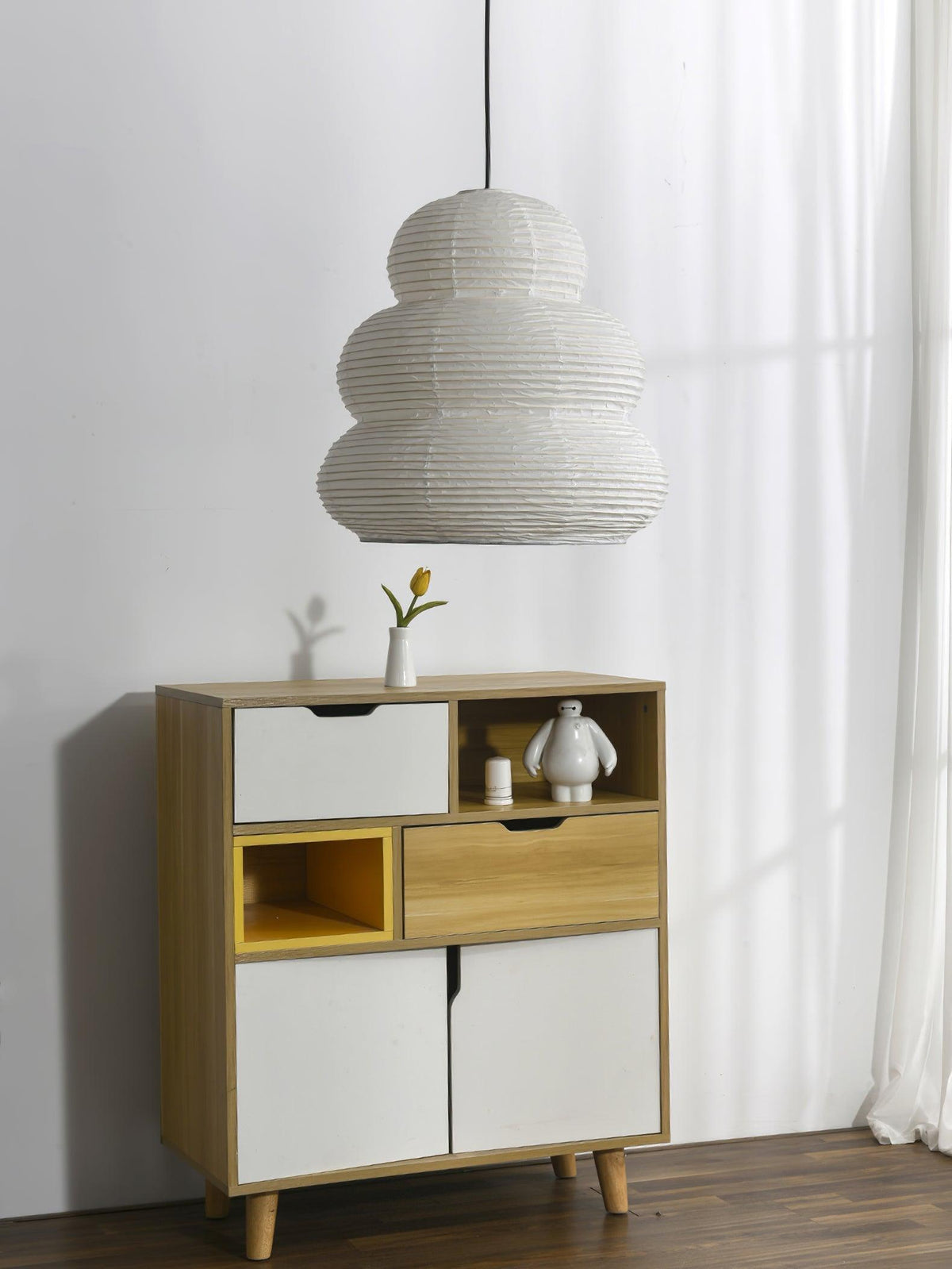 Akari Gourd Pendant Light 15.7"