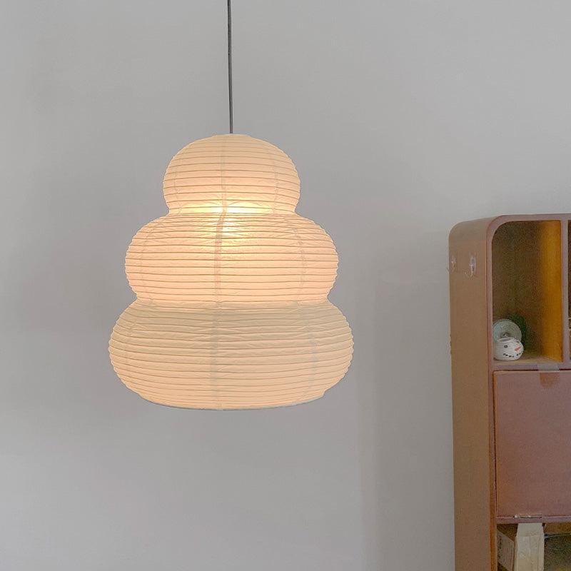 Akari Gourd Pendant Light 15.7"