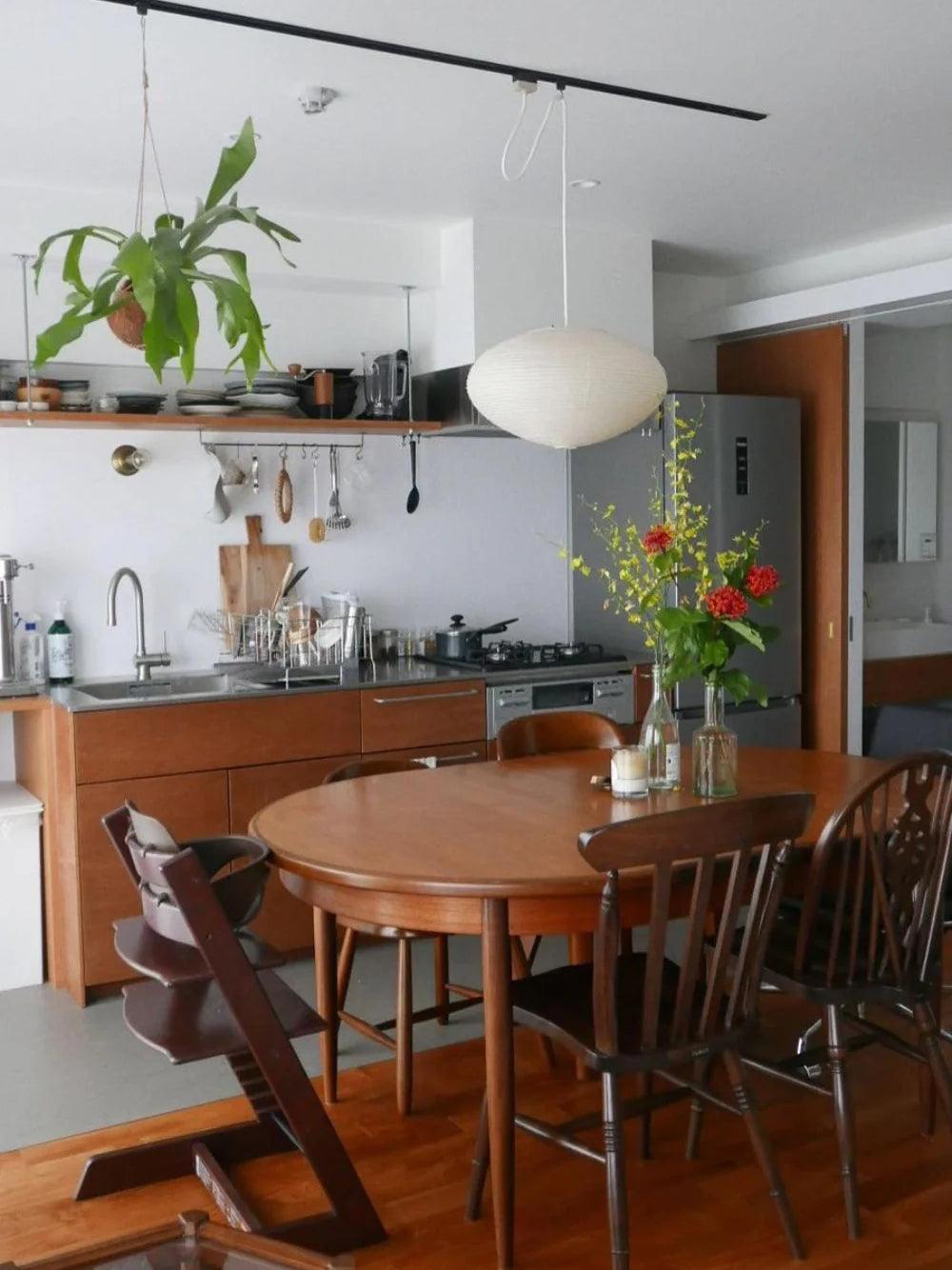 Akari Oval Pendant Swag Light