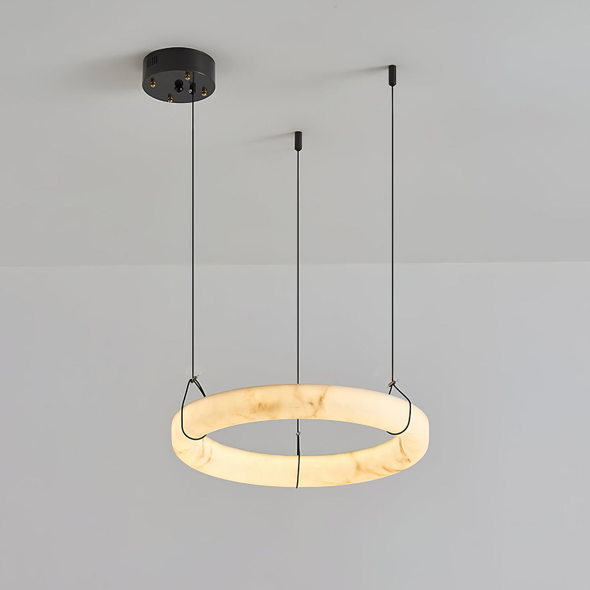 Alabaster Ring Pendant Lamp