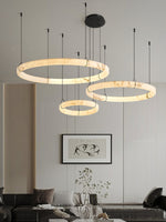 Alabaster Ring Pendant Lamp